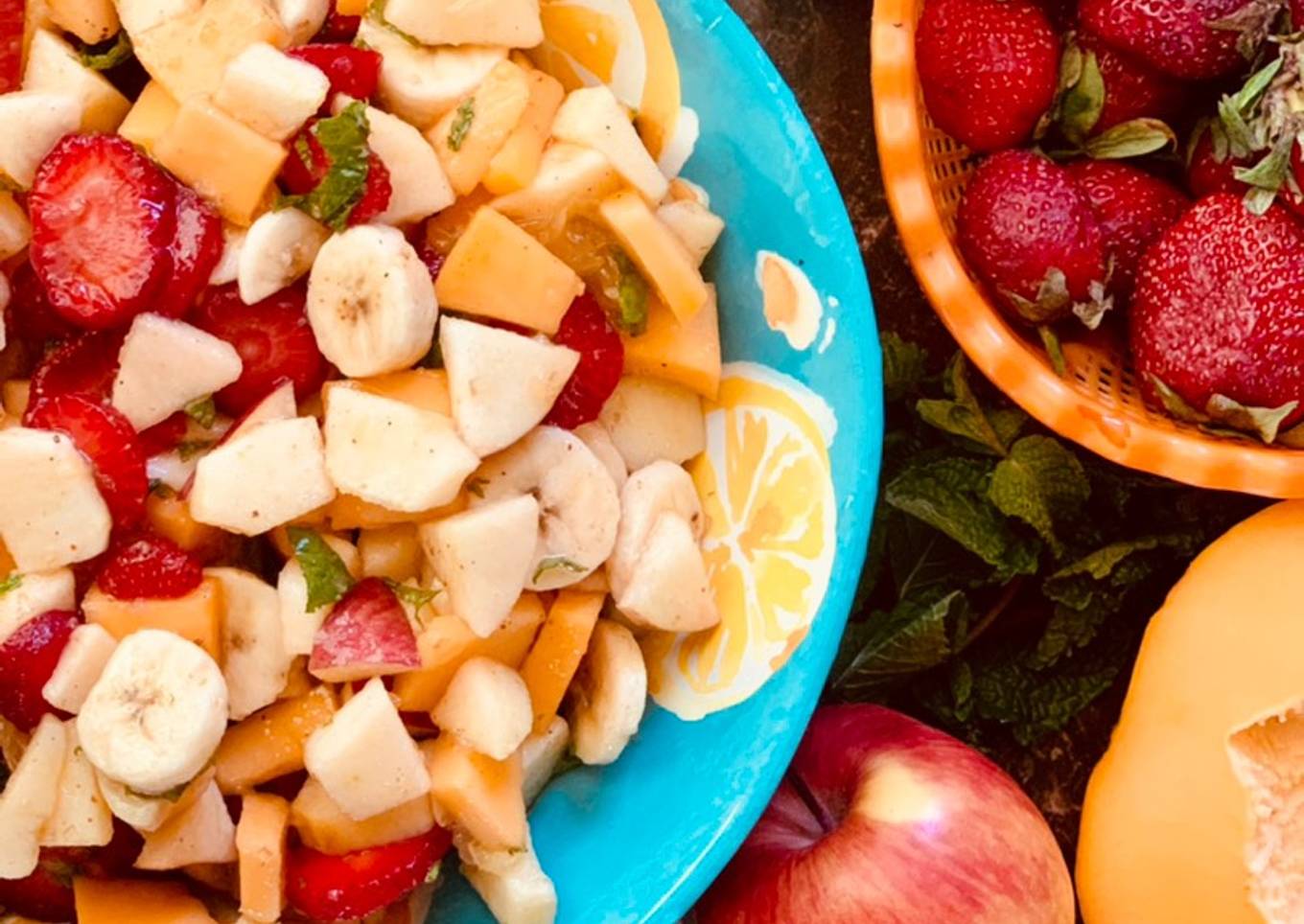 Spring Fruit Salad 🍓🍊