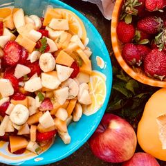 A picture of Spring Fruit Salad 🍓🍊.