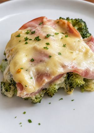 Una foto de Soufflé de bróccoli