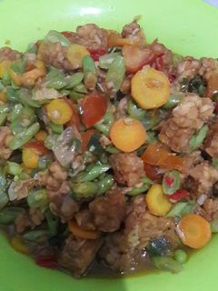 Foto resep Tumis oreg tempe campur sayur