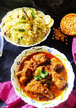 আচারি চিকেন (achari chicken recipe in bengali) রেসিপির প্রধান ছবি