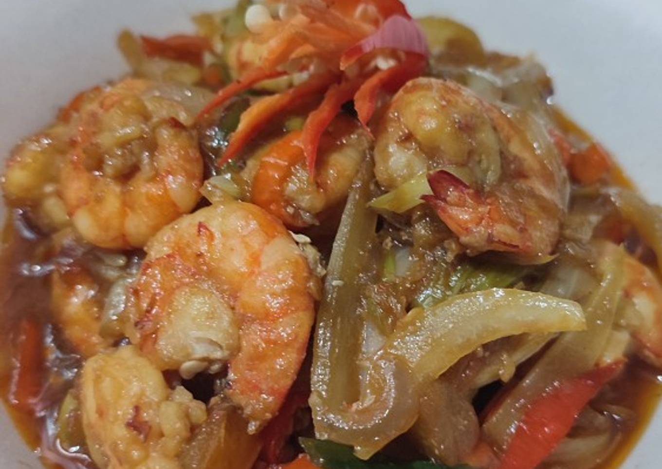 Udang oseng mentega