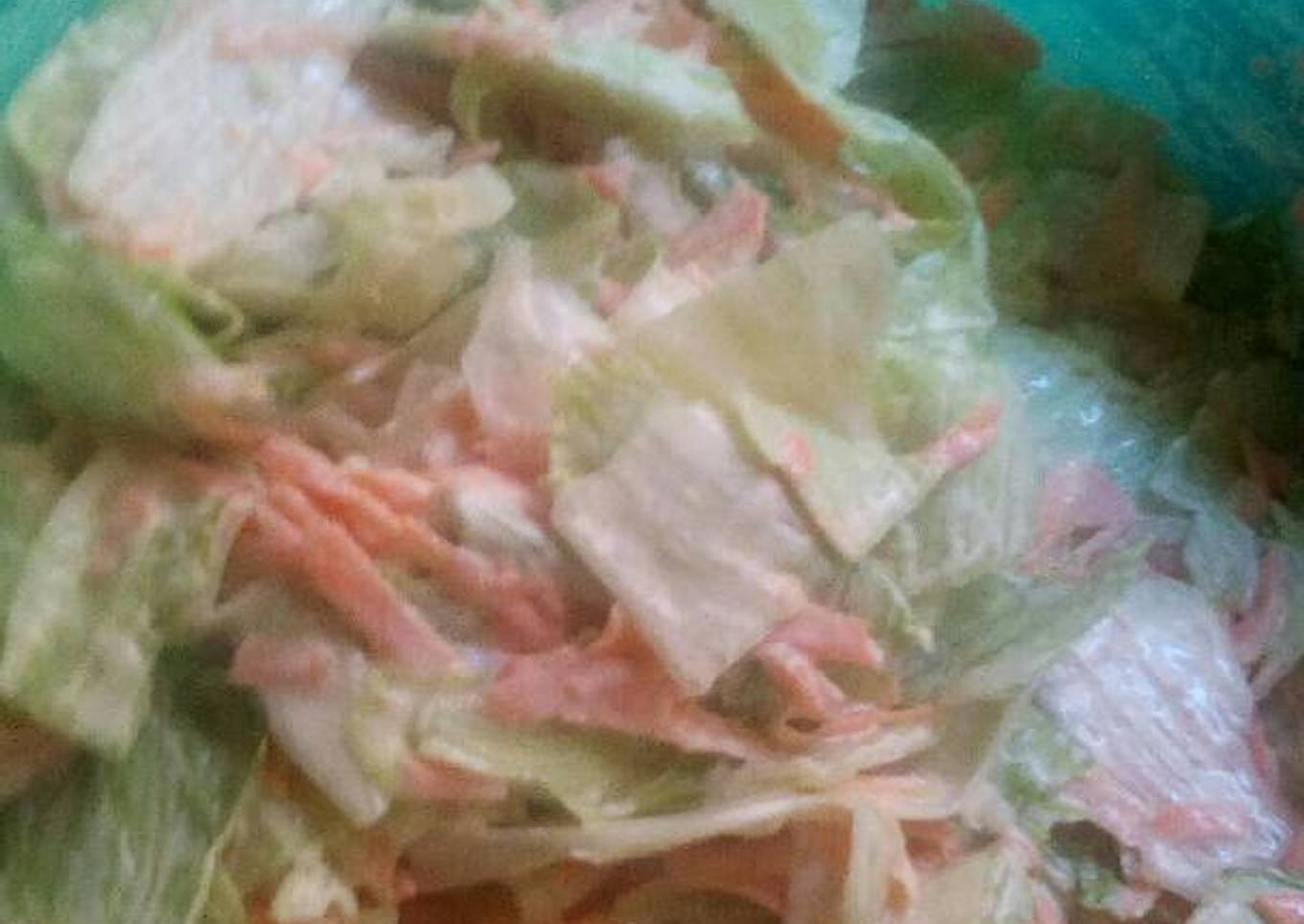 Ensalada de lechuga y zanahoria