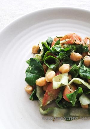 स्विसचार्ड का सलाद (swiss chard ka salad recipe in Hindi) रेसिपी मुख्य फोटो