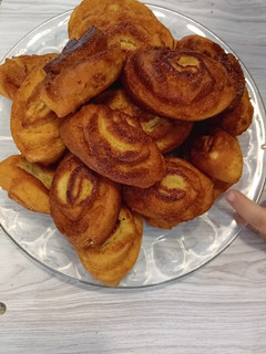 عکسی از دستور شیرینی حلزونی
