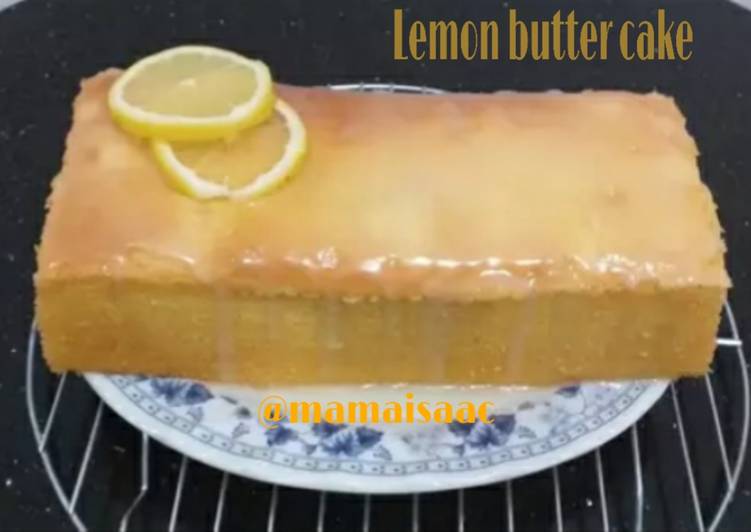 Lemon butter cake