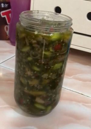 Foto resep Cumi asin petai sambal ijo