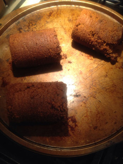A picture of Boston brown bread.
