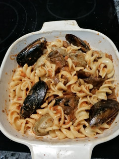 Una foto de Pasta marinera