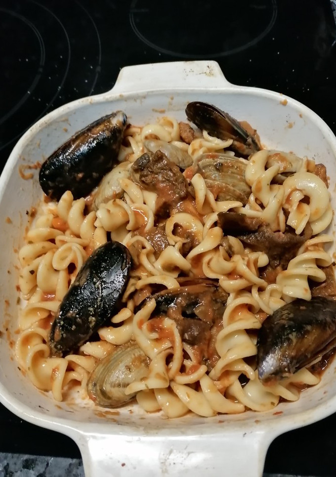 Una foto de Pasta marinera