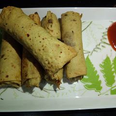 Papad Spring Roll A picture of Papad Spring Roll.