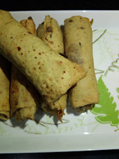 A picture of Papad Spring Roll.
