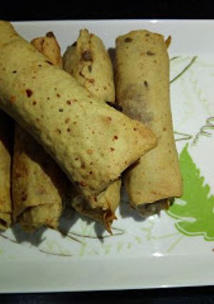 A picture of Papad Spring Roll.