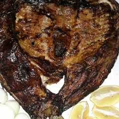 سمك شوي😋 الغده اليوم 😋 اممم-レシピのメイン写真