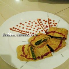A picture of Salad egg roll.