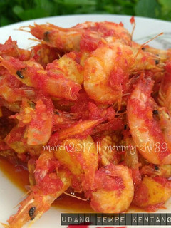 Foto resep Udang Tempe Kentang Balado