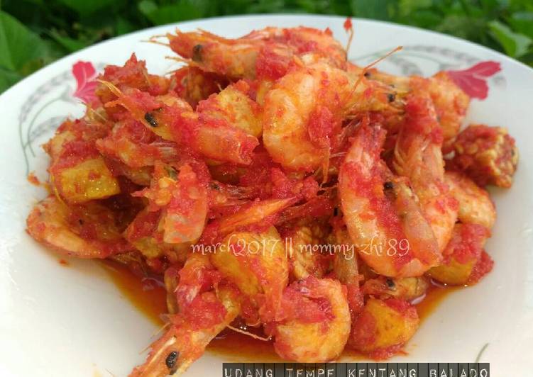 Resep Udang Tempe Kentang Balado, Sempurna