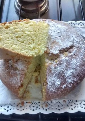 Una foto de Torta de naranja y coco
