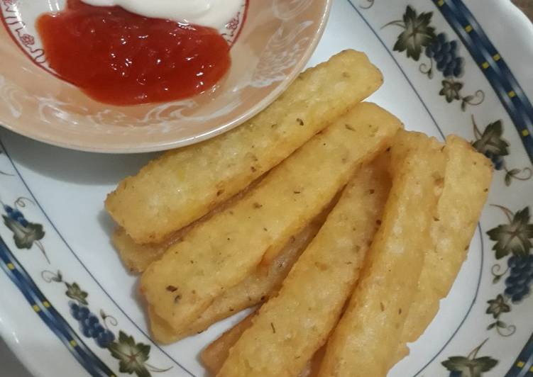 Resep Potato Cheese Stick🥔🧀 Anti Gagal