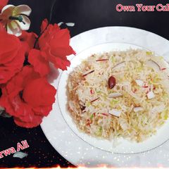 A picture of Zarda (Mutanjan rice).