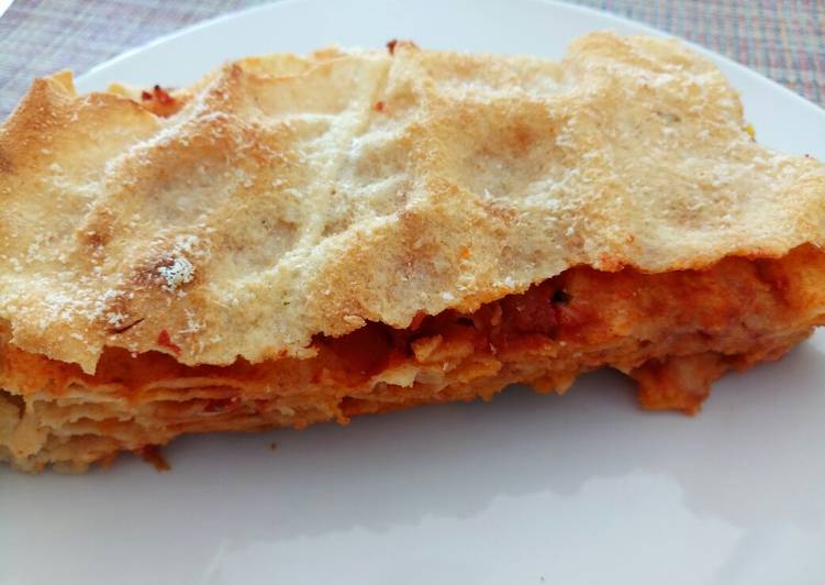 Recipe of Ultimate Lasagna di pane carasau e ragú