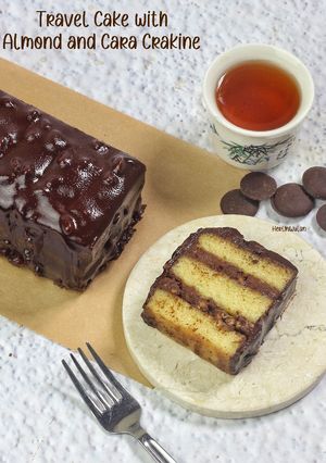 Foto resep Almond Cara Crakine Travel Cake