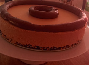 Una foto de Cheesecake de dulce de leche
