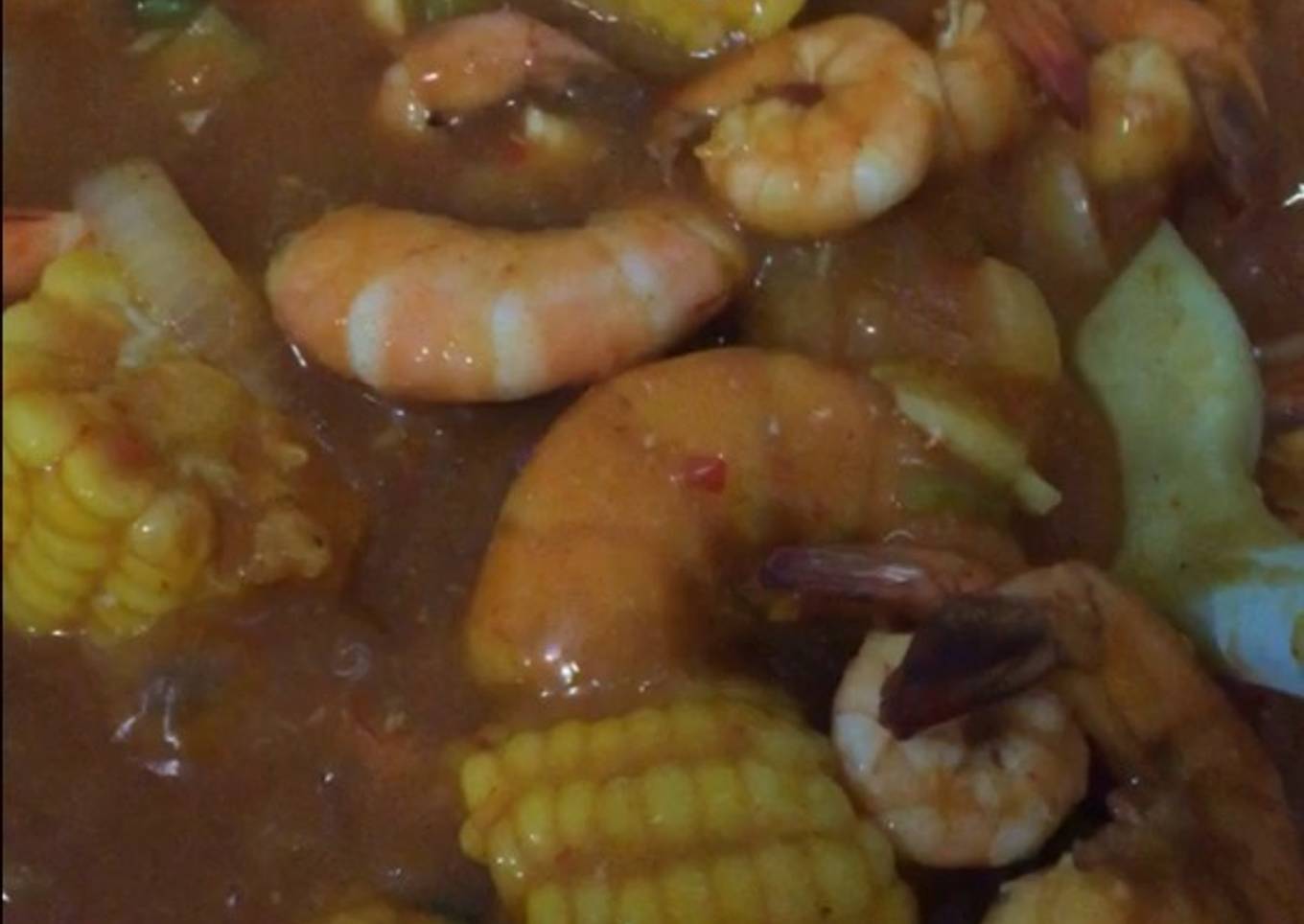 Udang saus padang
