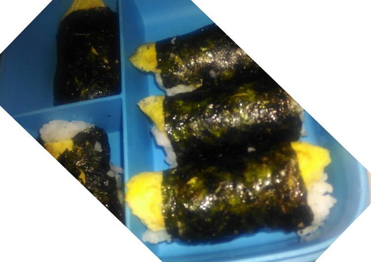 Bahan Menyiapkan Sushi telor sosis bekal sekolah yang enak
