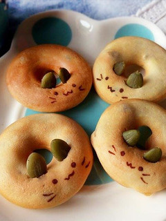 貓咪Q甜圈♥療癒系低糖q軟甜甜圈 的食譜成品照片