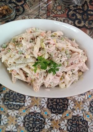 عکسی از دستور سالاد ماکارانی