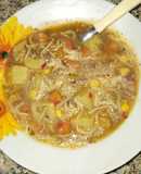 Guiso de fideo entrefino