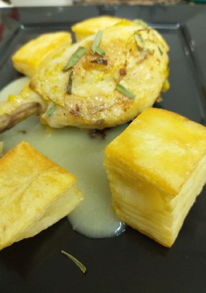 Una foto de Pata de pollo sous vide (cocción al vacío)