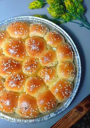 Foto resep Honeycomb Bread / Khaliat Nahal / Roti Sarang Lebah