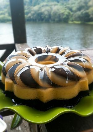Foto resep Puding biskuit 3 lapis