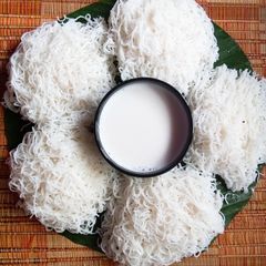 A picture of Idiyappam.