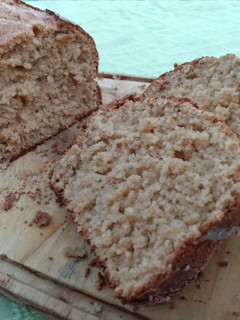 Una foto de Budín rápido de avena y dulce de leche