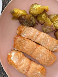 Foto de Salmão no forno