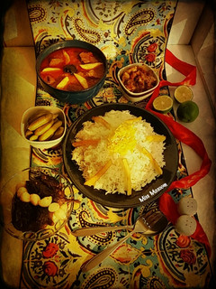 عکسی از دستور خورشت قیمه با برنج