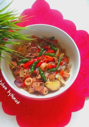 Foto resep Cumi Asin Tumis Pedas