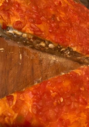 Una foto de Pizza rellena 🍕