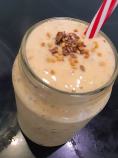 รูปของ Banana Mango Flaxseed Smoothie🍌🥤 🥭