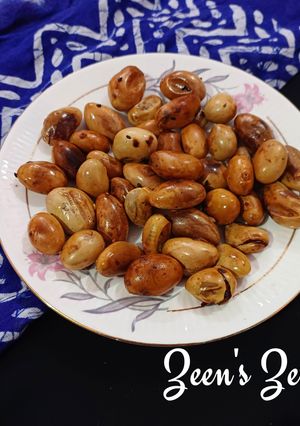 A picture of Oven Roasted Jackfruit Seeds.