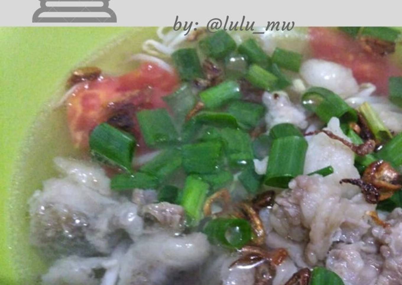 Soto Daging Kuah Bening