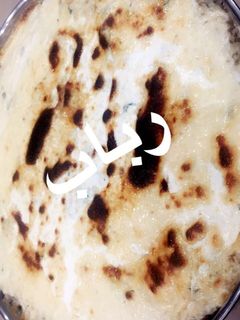 صورة لوصفة مكرونه بالقشطة والجبن