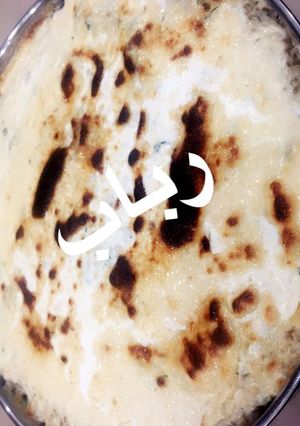صورة لوصفة مكرونه بالقشطة والجبن