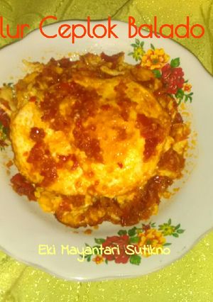 Foto resep Telur Ceplok Balado #KisahKasihCookpad