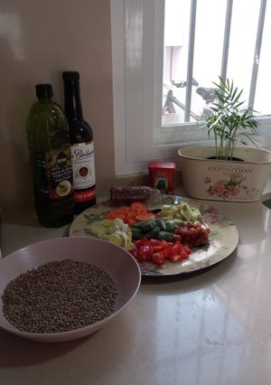 Una foto de Lentejas en Jarra Microcook Tupperware