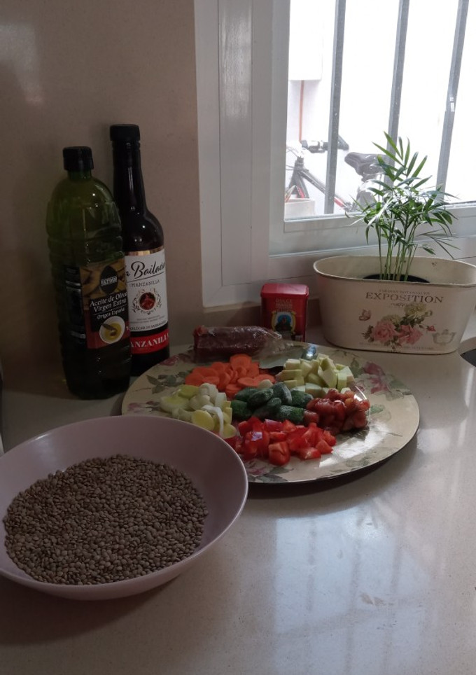 Una foto de Lentejas en Jarra Microcook Tupperware