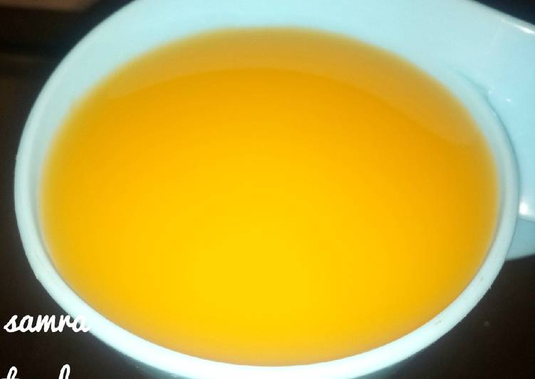 Steps to Make Homemade Orange and mango juice